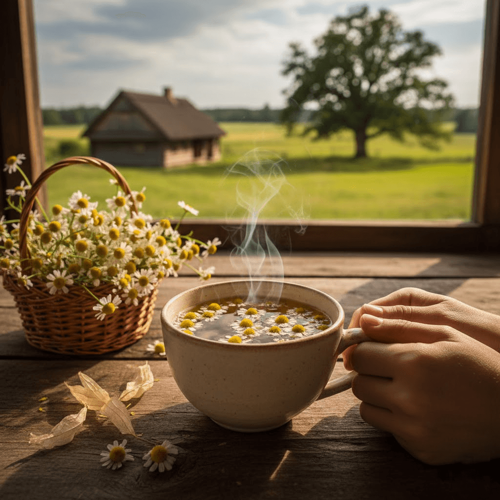 Ramunėlių arbata padeda ten, kur vaistų dar nereikia: tikroji aukso vertė puodelyje