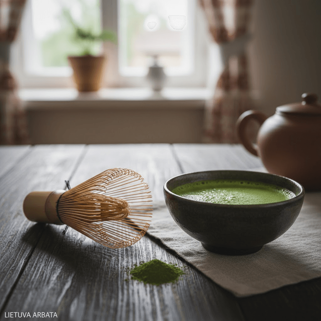 Šluotelė matcha arbatai: Bambukinė paslaptis tobulai putai Šluotelė matcha arbatai: Bambukinė paslaptis tobulai putai