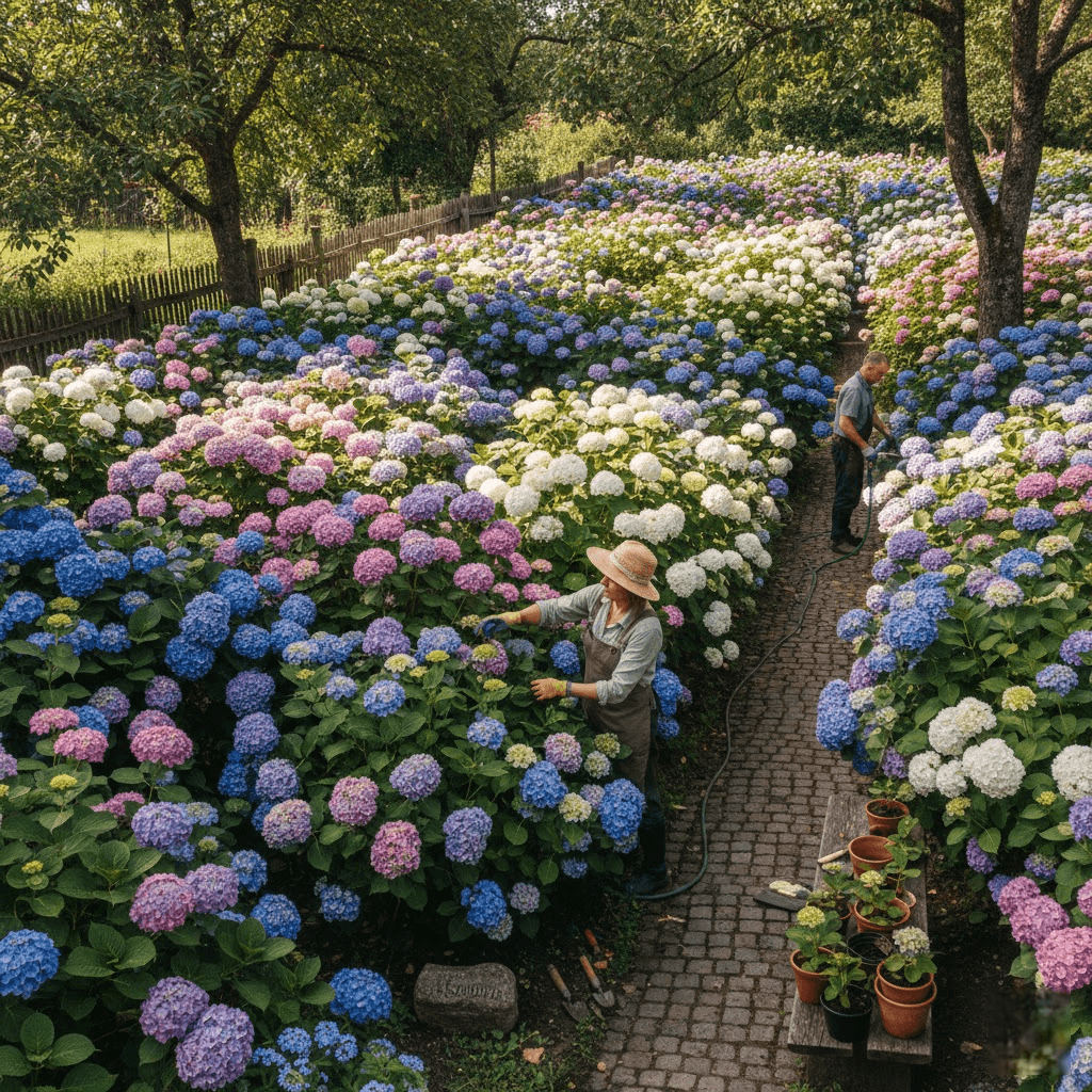 Didžialapė hortenzija: Kaip sukurti žiedų jūrą ir išvengti auginimo klaidų Didžialapė hortenzija: Kaip sukurti žiedų jūrą ir išvengti auginimo klaidų