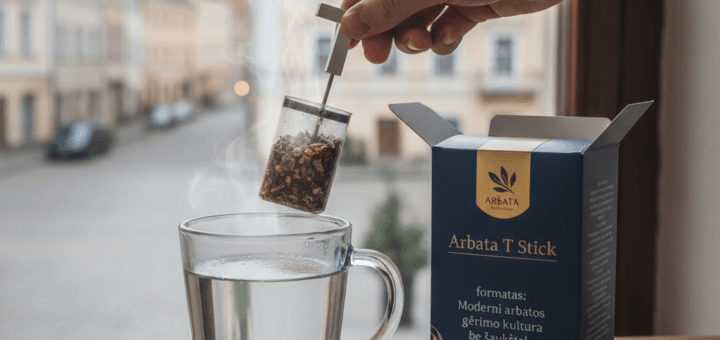 Arbata T Stick formatas: Moderni arbatos gėrimo kultūra be šaukštelio