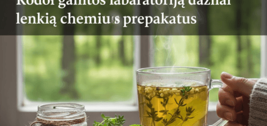 Bronchos arbata kosuliui: Kodėl gamtos laboratorija dažnai lenkia cheminius preparatus