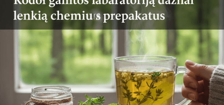 Bronchos arbata kosuliui: Kodėl gamtos laboratorija dažnai lenkia cheminius preparatus