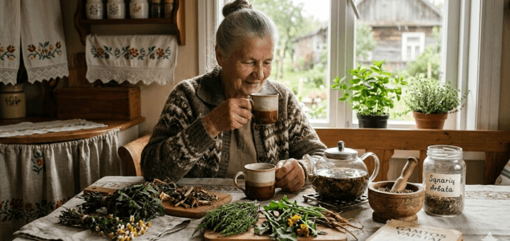 Žolelių arbata mažina druskų kaupimąsi: kaip natūraliai apvalyti sąnarius ir organizmą?