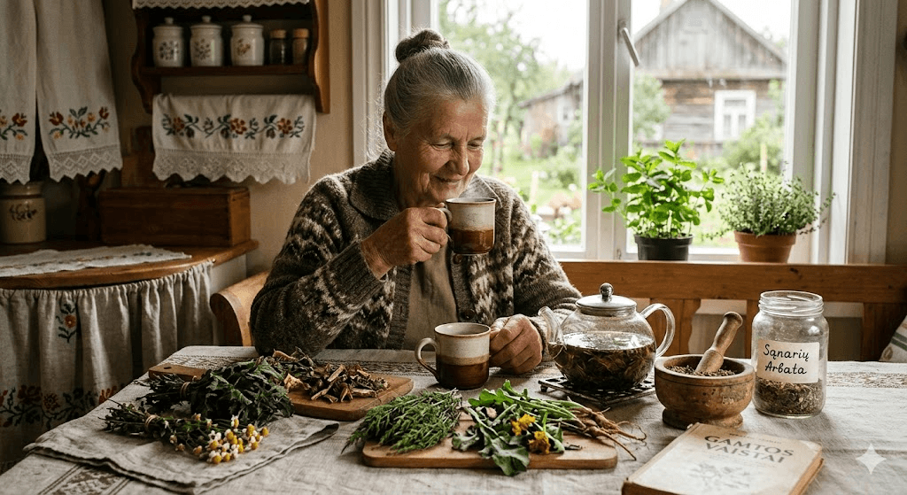 Žolelių arbata mažina druskų kaupimąsi: kaip natūraliai apvalyti sąnarius ir organizmą?