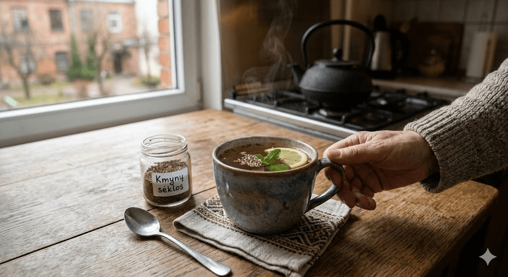 Kmynų arbata gastritui: Natūralus būdas nuraminti sudirgusį skrandį