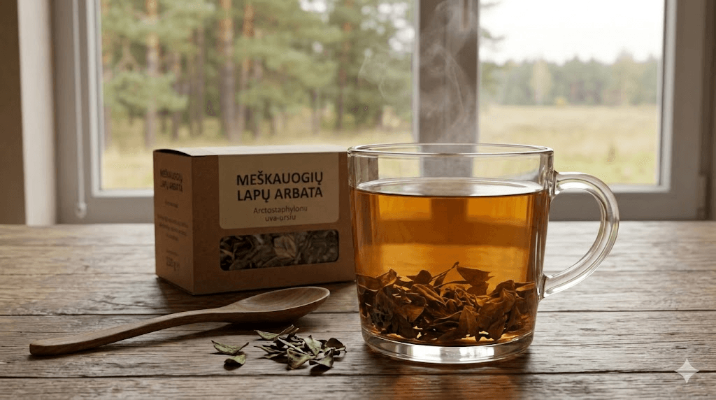 Meškauogių lapų arbata: stipriausias gamtos ginklas kovoje su šlapimo takų uždegimais