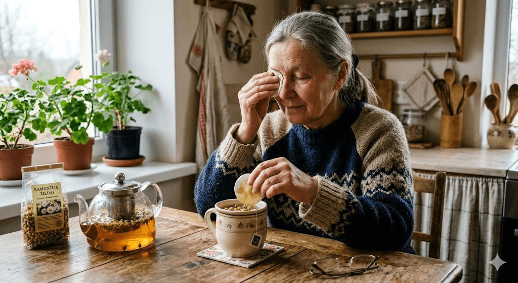 Ramunėlių arbata akims: išganymas ar pavojingas močiučių mitas?