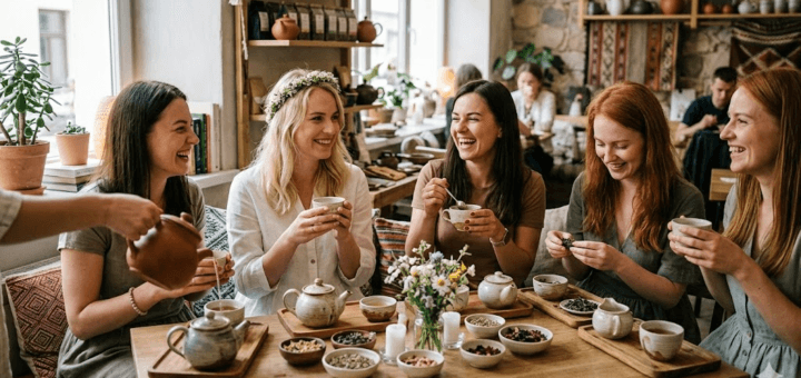Arbatos ceremonija mergvakariui: stilingas būdas švęsti bendrystę