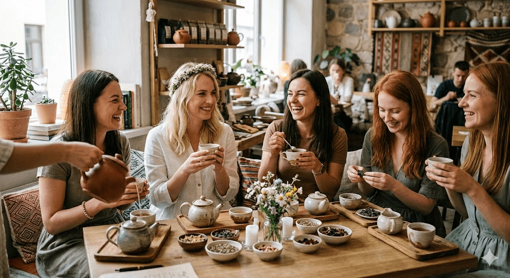 Arbatos ceremonija mergvakariui: stilingas būdas švęsti bendrystę