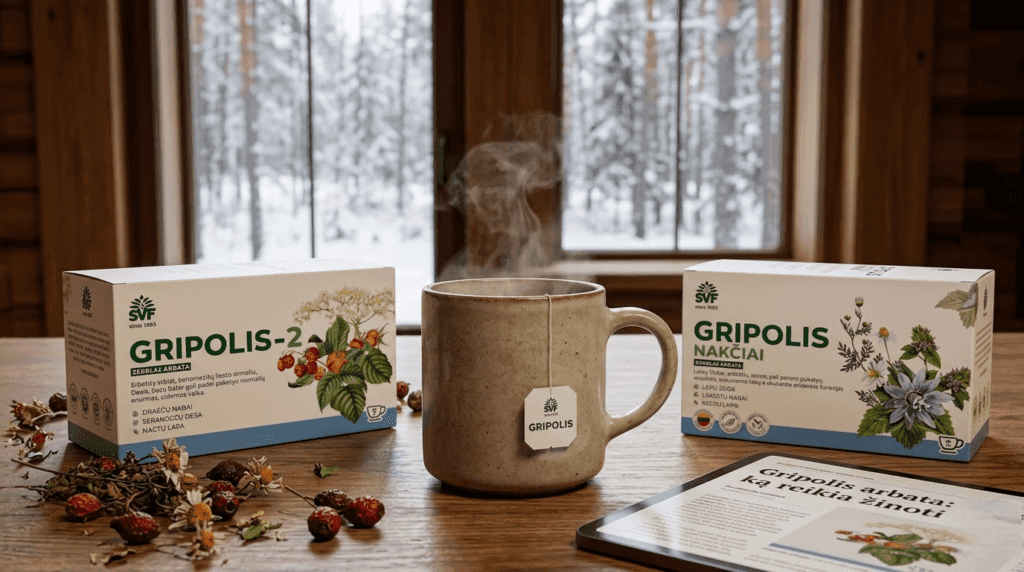 Gripolis arbata: viskas, ką reikia žinoti apie sudėtį, poveikį ir kur randama geriausia kaina