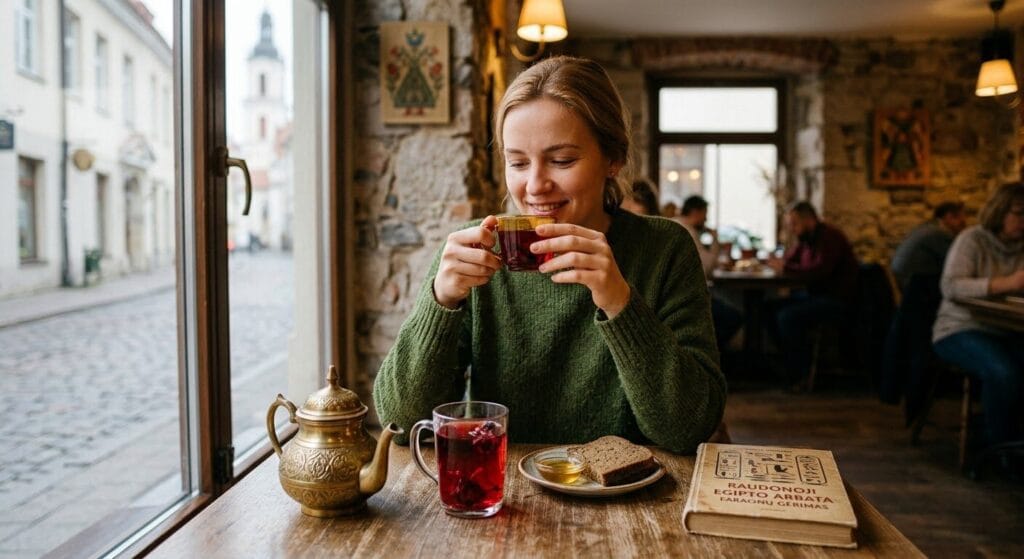 Raudonoji Egipto arbata: Faraonų gėrimas, užkariavęs pasaulį savo skoniu ir galia