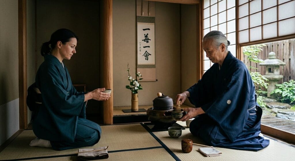 Arbatos ceremonija ir Senjų Tanaka: Kelionė į japoniškos ramybės ir estetikos pasaulį