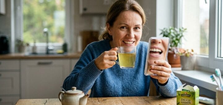 Ar žalia arbata dažo dantis? Išsamus gidas: nuo mitų iki mokslinės tiesos