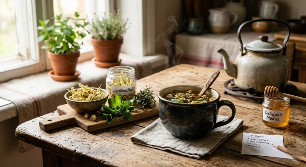 Namų vaistinėlė puodelyje: Kaip pasigaminti tobulą prieskoninių žolelių arbatą (Receptai ir patarimai) Namų vaistinėlė puodelyje: Kaip pasigaminti tobulą prieskoninių žolelių arbatą (Receptai ir patarimai)
