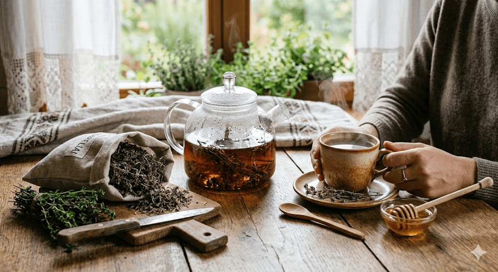 Čiobrelių arbata: gamtos vaistinė puodelyje – nuo ko ji padeda ir kaip paruošti teisingai?