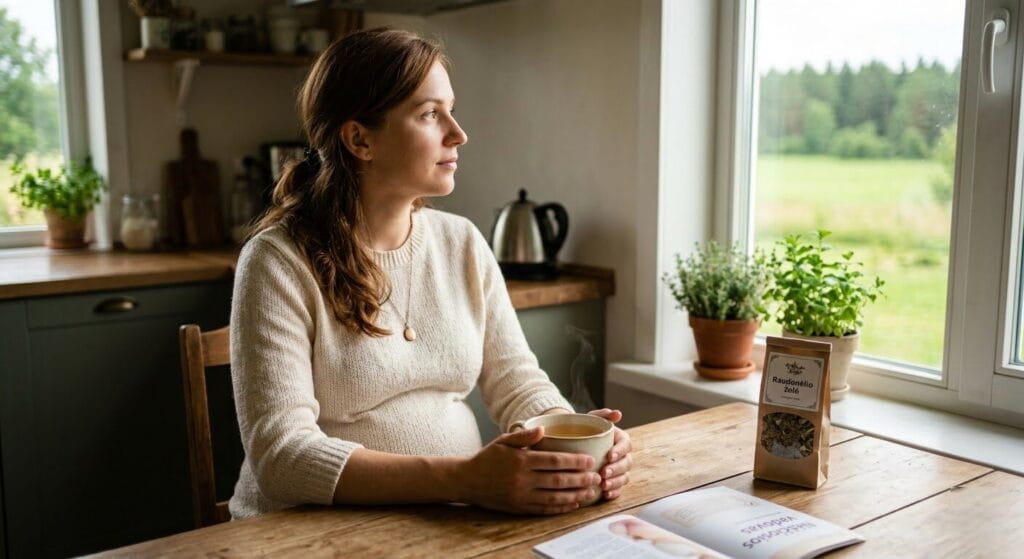 Raudonėlio arbata nėštumo metu: viskas, ką privalo žinoti būsima mama