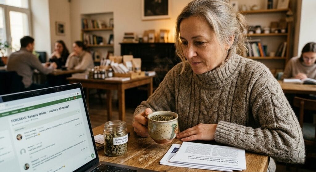 Kanapių arbata: viskas, ką reikia žinoti – nuo forumų diskusijų iki mokslinių įžvalgų Kanapių arbata: viskas, ką reikia žinoti – nuo forumų diskusijų iki mokslinių įžvalgų