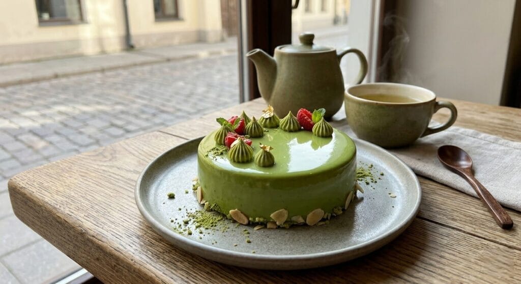 Tobulas žaliosios arbatos putėsių tortas: kulinarinė kelionė į harmonijos ir skonių pasaulį