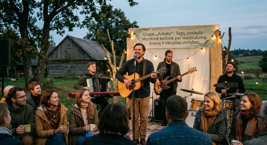 Grupė „Arbata“ ir jų „Tegų pasaulis“: Muzikinė kelionė per nuoširdumą, šviesą ir tikrąsias vertybes