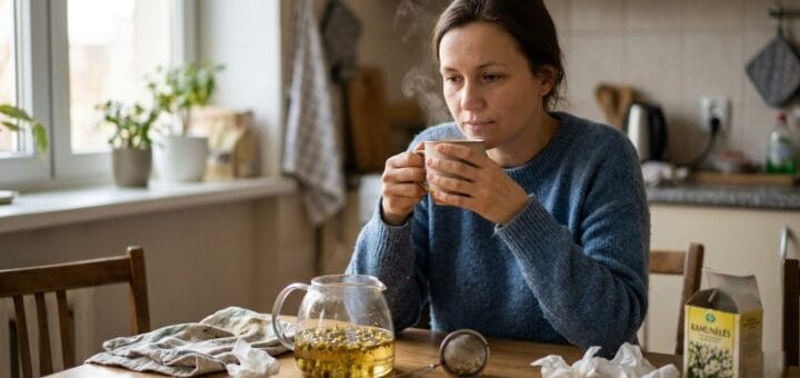 Ramunėlių arbata kai vemiant: viskas, ką reikia žinoti apie šį natūralų vaistą