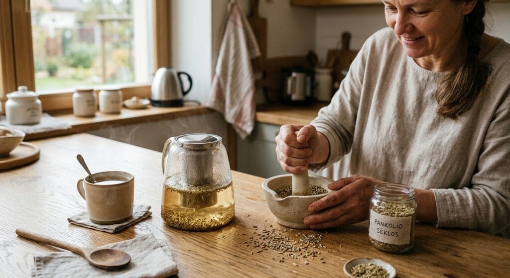 Pankolio arbata: Kodėl sėklas būtina malti ir kaip paruošti tobulą gėrimą?