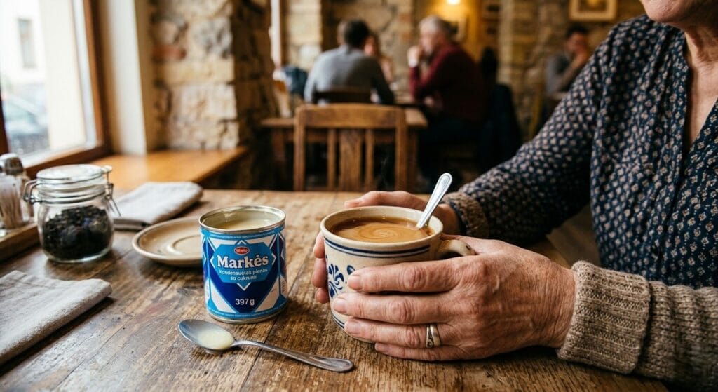 Arbata su kondensuotu pienu: Nuo saldžios nostalgijos iki pasaulinio kulinarinio fenomeno