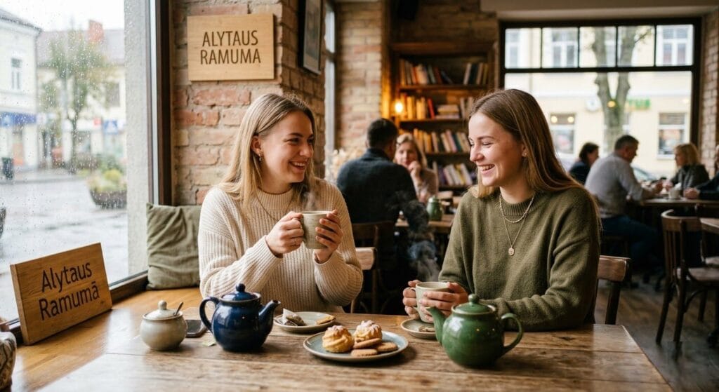 Alytaus fenomenas: Kodėl vietinės merginos ir puodelis arbatos tapo ramybės simboliu?