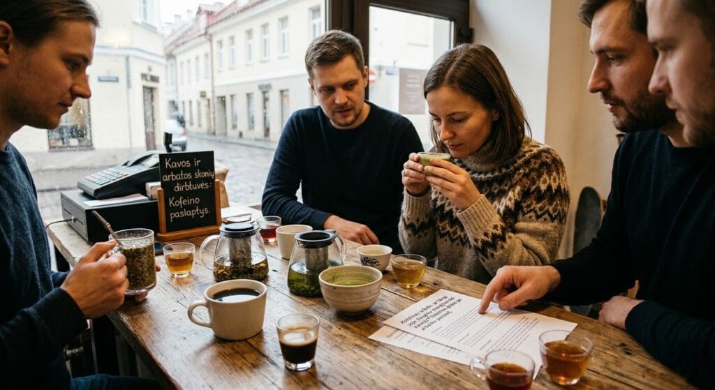 Kofeinas arbate: ar tikrai joje daugiau energijos nei kavoje? Išsamus gidas po arbatos pasaulį