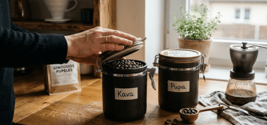 Kavos pupelių laikymas: kaip išlaikyti nepriekaištingą aromatą ir šviežumą
