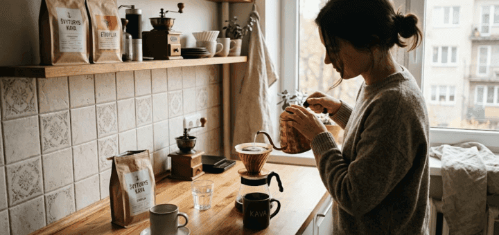 Kaip paruošti kavą namuose: Skonio ir aromato paslaptys