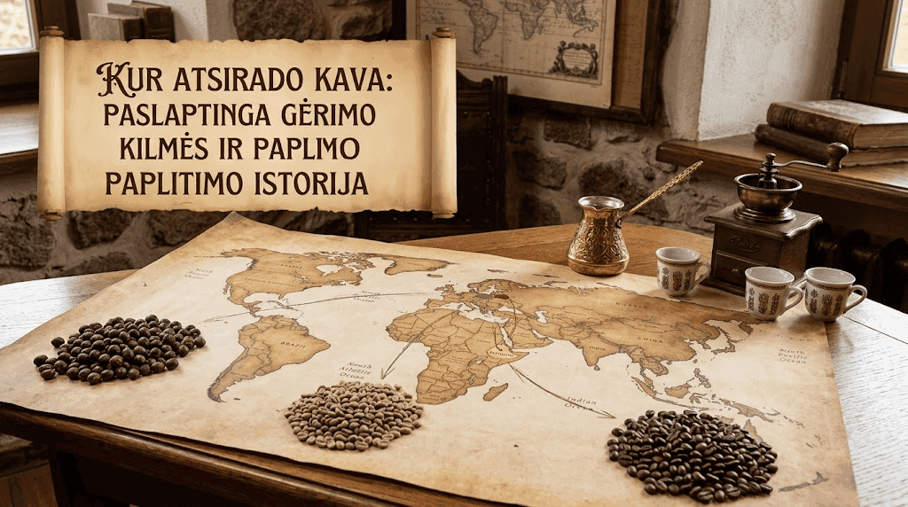 Kur atsirado kava: Paslaptinga gėrimo kilmės ir paplitimo istorija Kur atsirado kava: Paslaptinga gėrimo kilmės ir paplitimo istorija