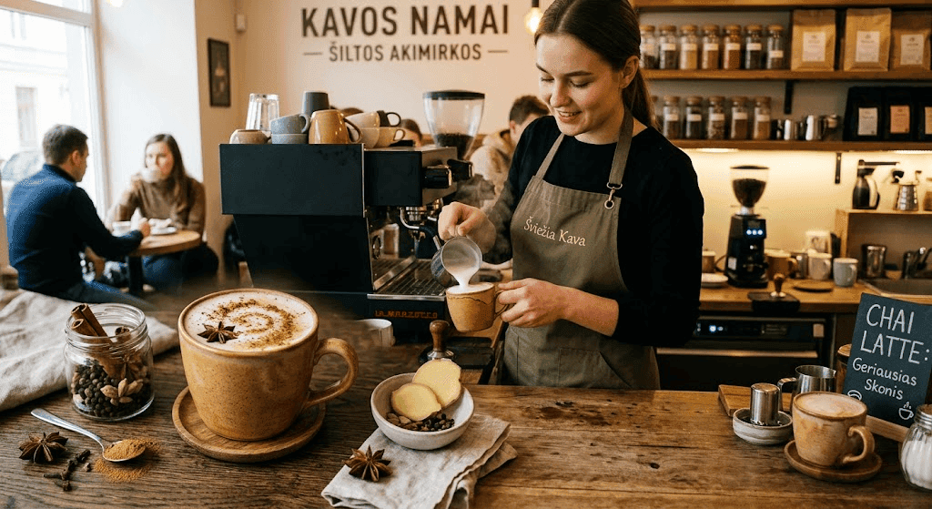 Chai Latte: Autentiškas Skonis ir Paruošimo Paslaptys Chai Latte: Autentiškas Skonis ir Paruošimo Paslaptys